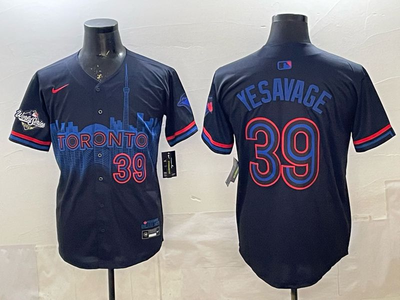 Men 2025 Toronto Blue Jays #39 Yesavage blue Game Nike MLB Jersey style 042